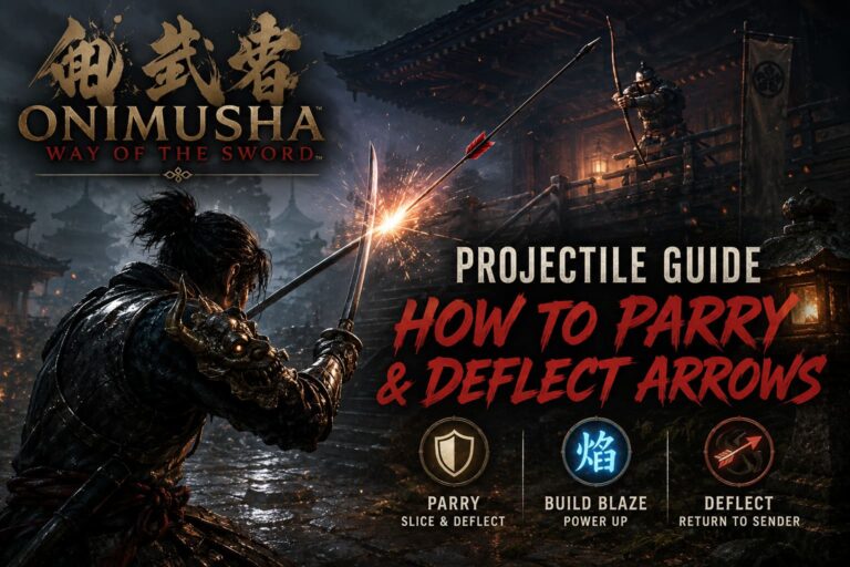 Onimusha Way of the Sword Projectile Guide: How to Parry and Deflect Arrows