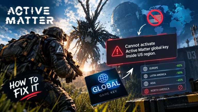 Fix: Cannot Activate Active Matter Global Key Inside US Region (Steam & Gaijin) Fix: Cannot Activate Active Matter Global Key Inside US Region (Steam & Gaijin)