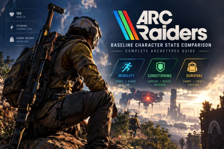 ARC Raiders Baseline Character Stats Comparison: Complete Archetypes Guide