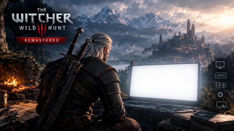 How to Fix The Witcher 3 Remastered White Screen on Startup (2026 PC Guide) How to Fix The Witcher 3 Remastered White Screen on Startup (2026 PC Guide)