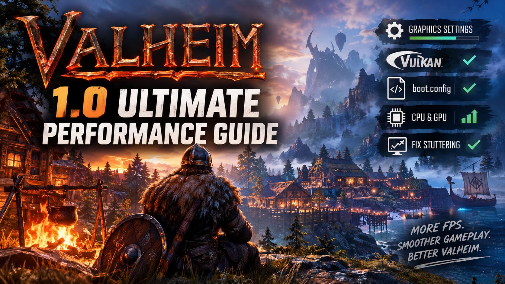 Valheim 1.0 Ultimate Performance Guide: How to Increase FPS and Fix Stuttering (2026)