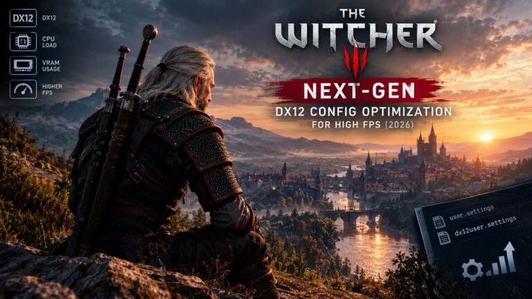 Witcher 3 Next-Gen DX12 Config Optimization Guide for High FPS (2026)