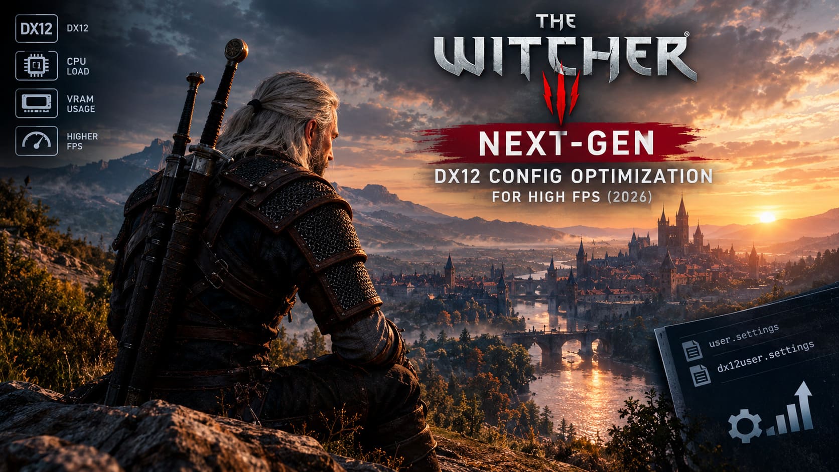 Witcher 3 Next-Gen DX12 Config Optimization Guide for High FPS (2026)